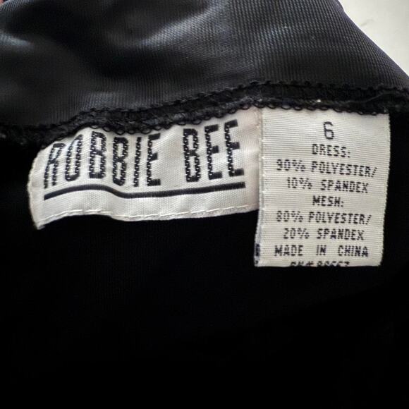 Black velvet maxi dress - Picture 4 of 4